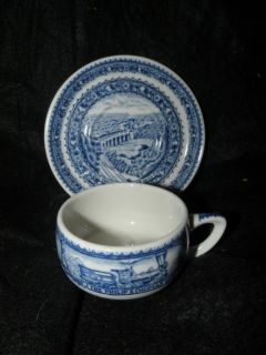 Vintage Lamberton China Baltimore Ohio Cup and Saucer