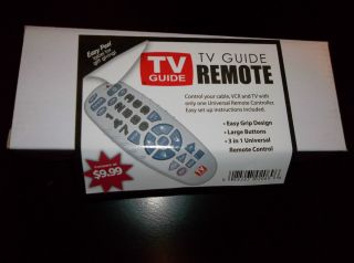 MULTI DEVICE REMOTE CONTROL LARGE BUTTONS 3 IN 1 UNIVERSAL REMOTE READ