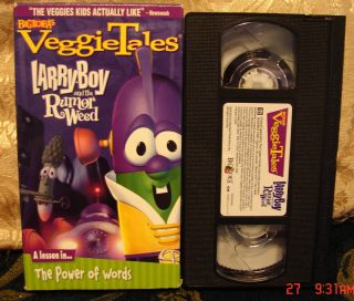 LARRY BOY and the RUMOR WEED VeggieTales Veggie Tales Vhs Video