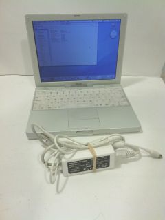 Apple iBook G3 12 1 Laptop Mac OS x 10 4 11 Processor 500MHz 128MB