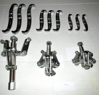 Three Types GEAR PULLER SET 6 150mm 4 100mm 3 75mm Drop Forged Chrome