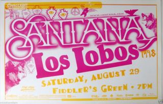 Lobos 1998 Denver Concert Tour Poster Latin Guitar Rock Music