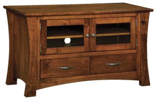 Amish Solid Wood Plasma TV Stand LCD Media Console DVD Maple Storage