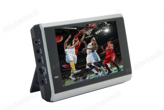 Handheld ATSC 4 3 LCD TV Color HDTV Tuner Set Top Box w Remote