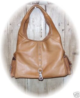 Vintage Womens Large Lavive Leather Handbag Purse