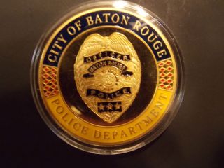 Law Enforcement City of Baton Rouge Police Department Challenge Coin