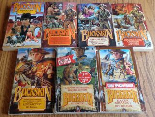 Westerns Buckskin Series Roy LeBeau Lot of 7 Books Paperback PB Low