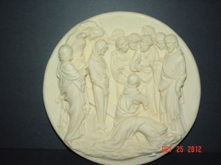 The Raising of Lazarus Plate Sculpture by Dante Studio