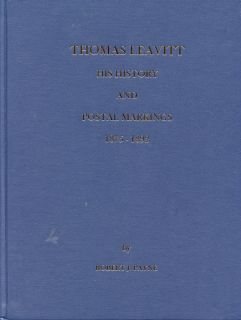 Book Thomas Leavitt Postal Markings 1875 1892 Payne
