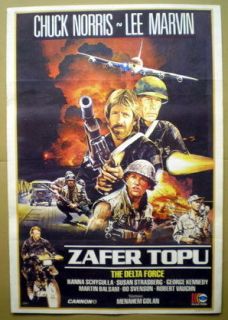 Movie Poster The Delta Force Chuck Norris Lee Marvin 1986