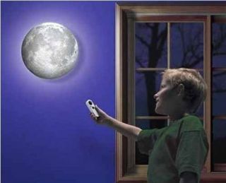 LED Wall Night Light Healing Moon Lamp Remote Control