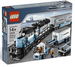Maersk Freight Train Lego Legos Set New City Town Exclusive