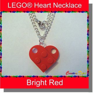 Lego® Fashion Heart Dangle Necklace Valentines Day