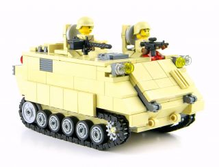 Custom Lego Army M113 APC Tank Military Minifigure Complete Set