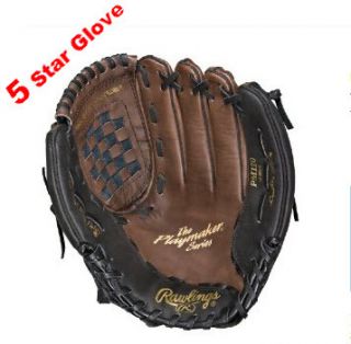 Rawlings Leather Softball Glove 12 inch Mitt Right Hand