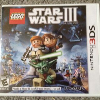 Lego Star Wars III Clone Wars Nintendo 3DS New SEALED