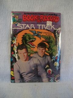 Star Trek Dinosaur Planet Book Record New