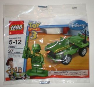 Lego ARMY SOLDIER JEEP MINI 30071 Set New Sealed Toy Story minifig