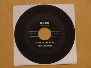 Little Leon Payne History of Love King of The Hills Daco 701 7 45 RPM