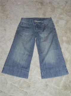 Level 99 Anthropologie Jeans Sz 27 x 18 5 Gaucho Style Wide Leg Hot