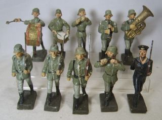 German Composition Soldiers WWII 2 Elastolin Leyla