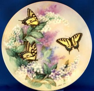 Lena Liu Western Tiger Swallowtails Butterfly Plate