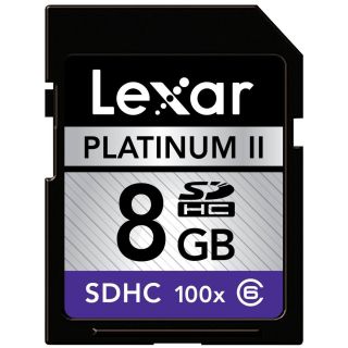 Lexar 8GB SDHC Platinum II 100x Class 6