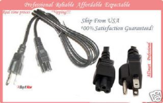 AC Power Cord for CRT Desktop Printer HP Dell Lexmark Cable New