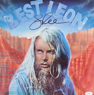 Leon Russell Signed The Best of Vinyl 1972 12 LP JSA
