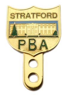 Patrolmens Benevolent Association) of Stratford License Plate Topper