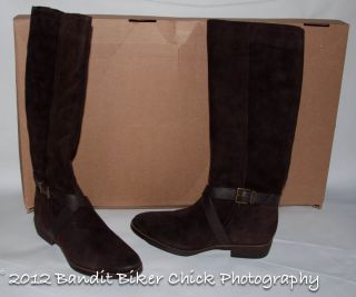 Libby Edelman Paxton Suede Boots Size 8