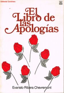 Evaristo Ribera Chevremont El Libro de Las Apologias Puerto Rico
