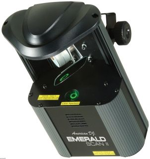 American DJ Emerald Scan II 4 9mW Laser Scanner Light