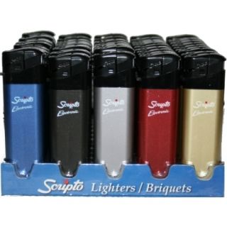 Scripto Lighter Electronic Display of 50 Lighters