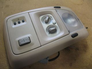 02 05 FORD EXPLORER LINCOLN AVIATOR overhead console HOMELINK dome