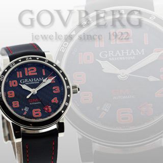 Graham Silverstone Steel Automatic GMT Watch Limited Edition