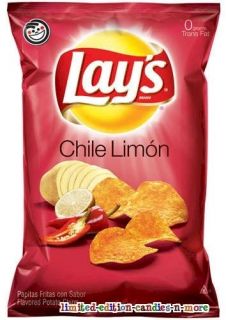 Bag Lays Chile Limon Potato Chips Crisp Fresh Lime
