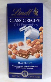 Lindt Classic Recipe Hazelnut Milk Chocolate Bar 4 4oz