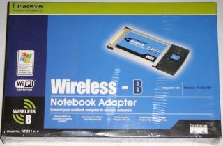 Linksys WPC11 Wireless B PCMCIA Wireless Network Adapter 802 11b