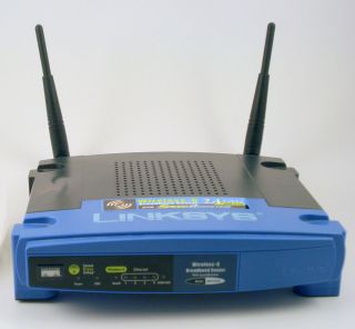 Linksys Cisco Wireless G Router WRT54G V5 w 4 Port Switch