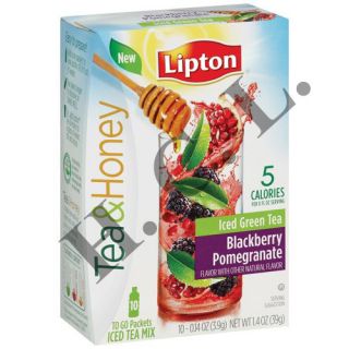 Lipton Blackberry Pomegranate Iced Green Tea Tea Mix to Go