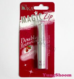 Ka Strawberry Pink Magic Change Color Lip Care Double Moisturizer and