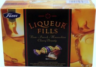  Liqueur Fills Mixers Chocolate Pralines 5 3 oz with four liqueurs
