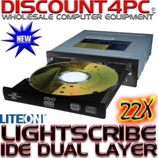 22x Internal Liteon® IDE CD DVD±RW Burner for Windows 7
