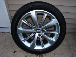 2011 Lincoln MKS MKT OEM factory 19 SINGLE wheel & tire OEM 10 spoke