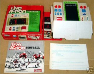 Kenner Electronic Handheld Live Action Football Game BX