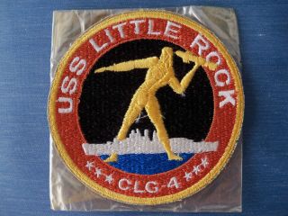 USS Little Rock CLG 4 Patch USN Vietnam Era Guided Missile Cruiser US