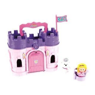 Exclusive Fisher Price Little People Play N Go Castle Pink Princess