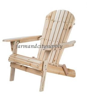 Living Accents MPG ACE10FR Merry Garden Folding Wood Adirondack Chair