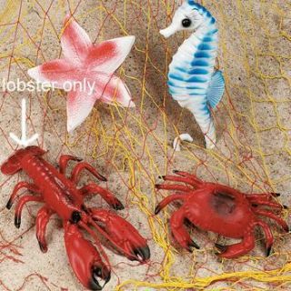 11 1 2 Hard Plastic Red Lobster Luau Beach Party Decorations NIP